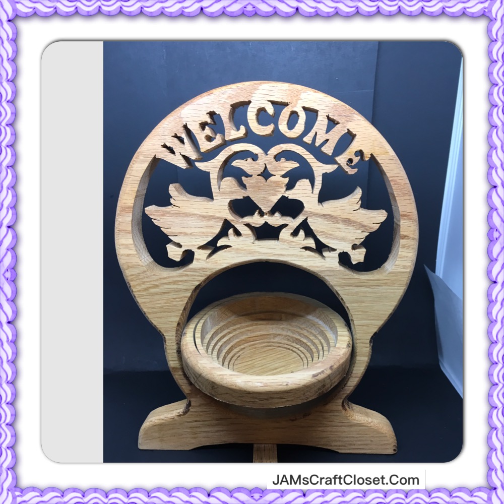 Wooden Welcome Bowl